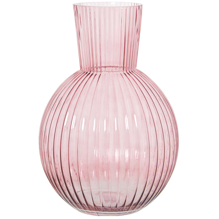 Ivy Bronx Pink Crystal Vase Wayfair.co.uk